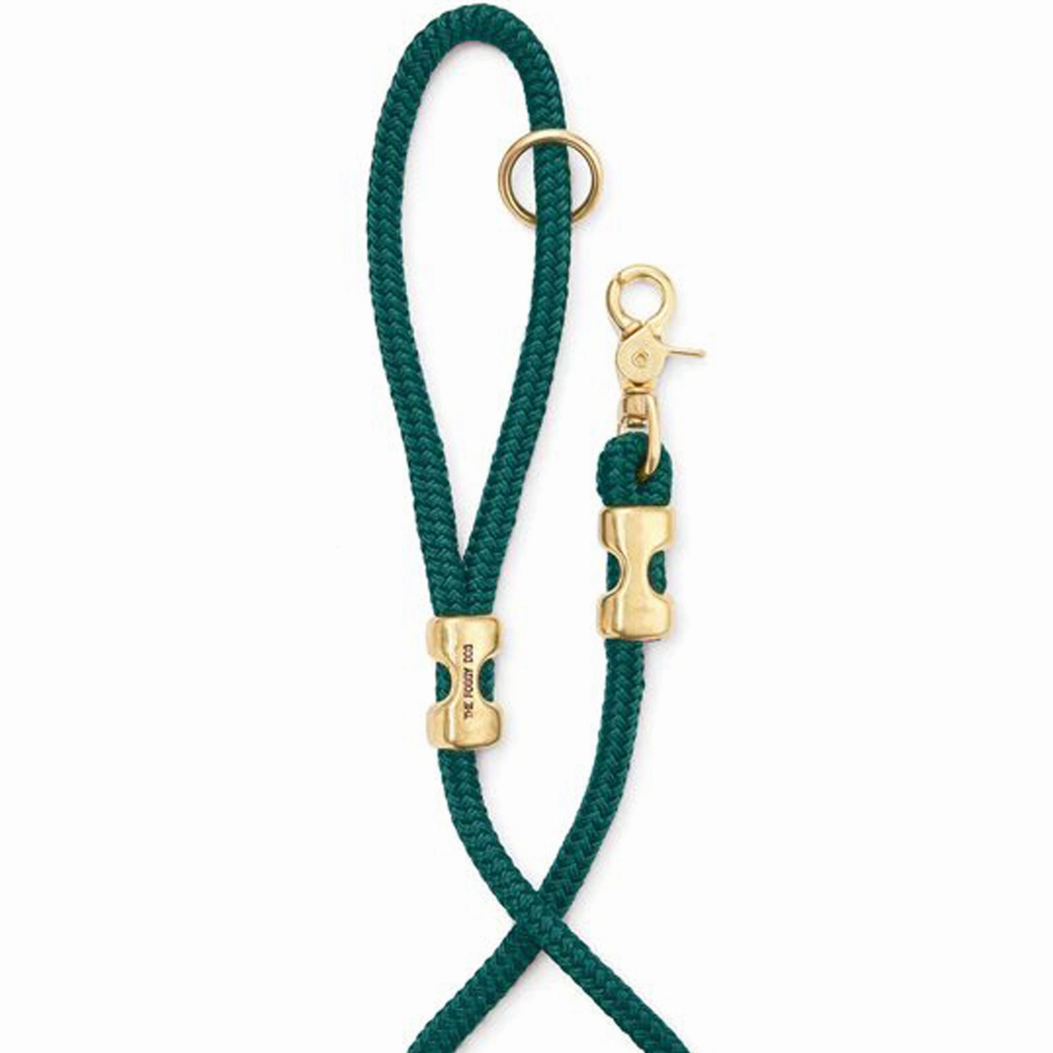 The Foggy Dog Evergreen Rope Leash Green Dog Leads