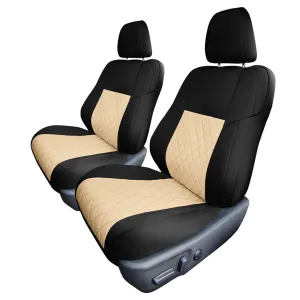 Toyota Camry LE | SE | XSE | XLE  2012-2017 - Front Set Seat Covers - Black Ultraflex Neoprene