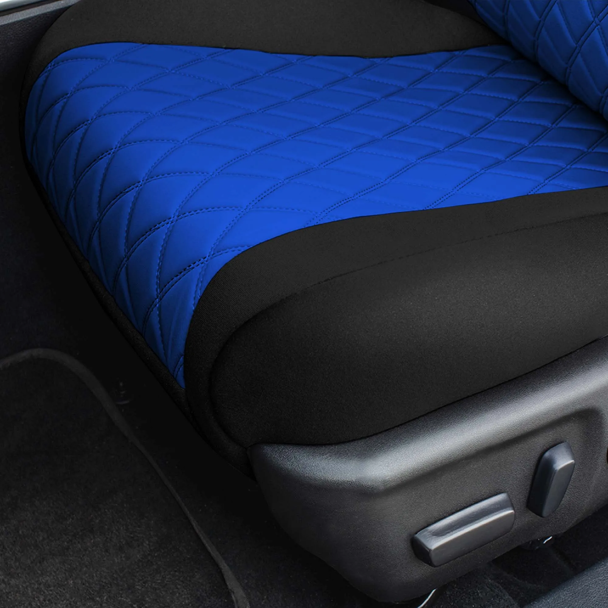 Toyota Camry LE | SE | XSE | XLE  2012-2017 - Front Set Seat Covers - Blue Ultraflex Neoprene