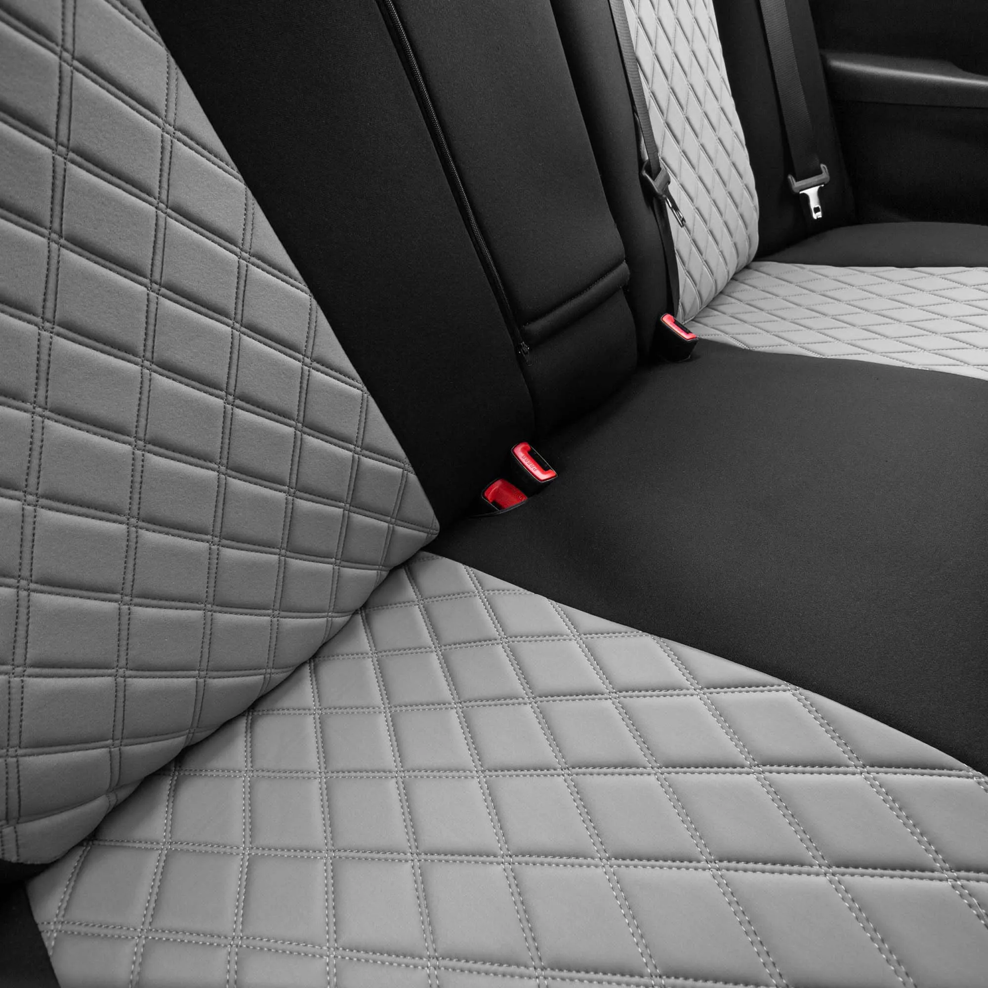 Toyota Camry LE | SE | XSE | XLE  2012-2017 - Rear Set Seat Covers - Gray Ultraflex Neoprene