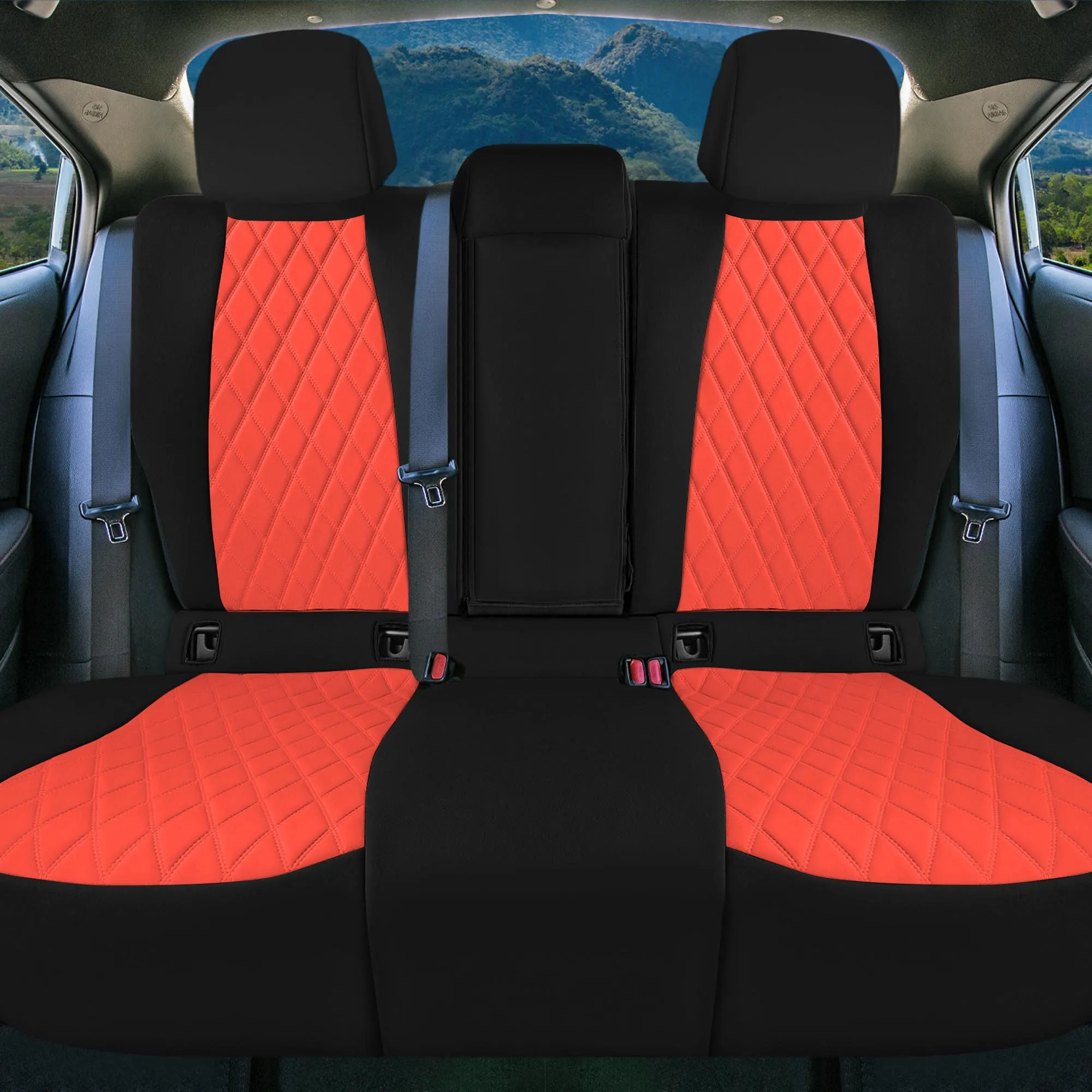 Toyota Corolla Cross - 2022-2024 - Full Set Seat Covers - Red Ultraflex Neoprene