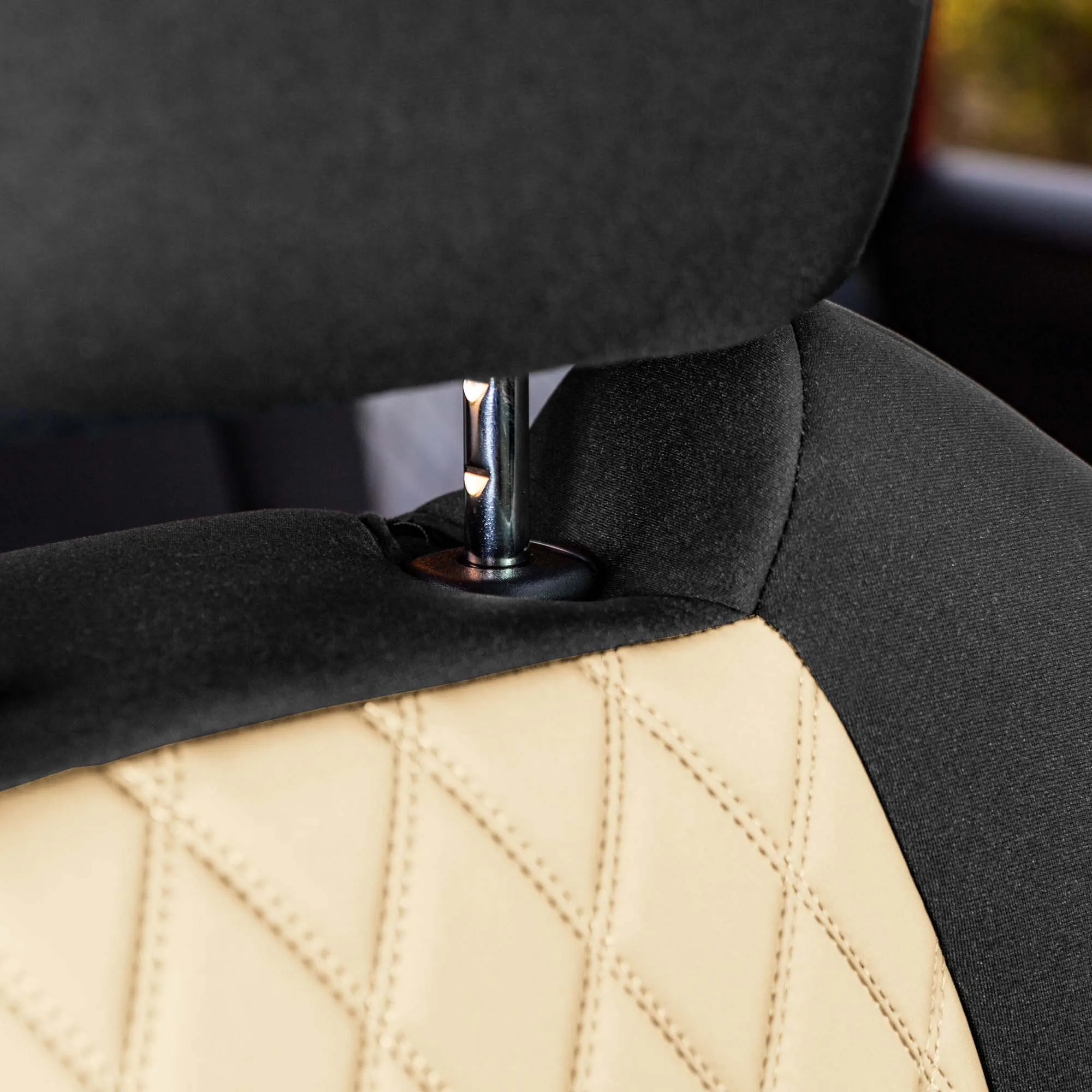 Toyota Rav4 Hybrid | Hybrid Prime 2021-2025  - Front Set Seat Covers - Beige Ultraflex Neoprene