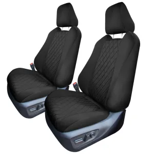 Toyota Rav4 Hybrid | Hybrid Prime 2021-2025  - Front Set Seat Covers - Black Ultraflex Neoprene