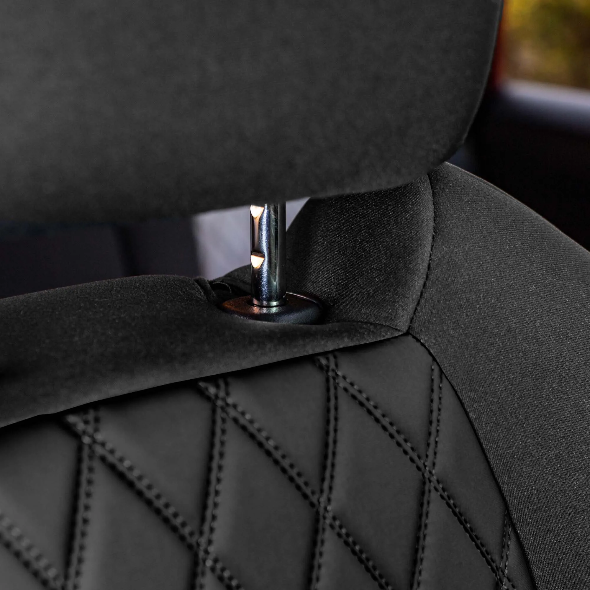 Toyota Rav4 Hybrid | Hybrid Prime 2021-2025  - Front Set Seat Covers - Black Ultraflex Neoprene