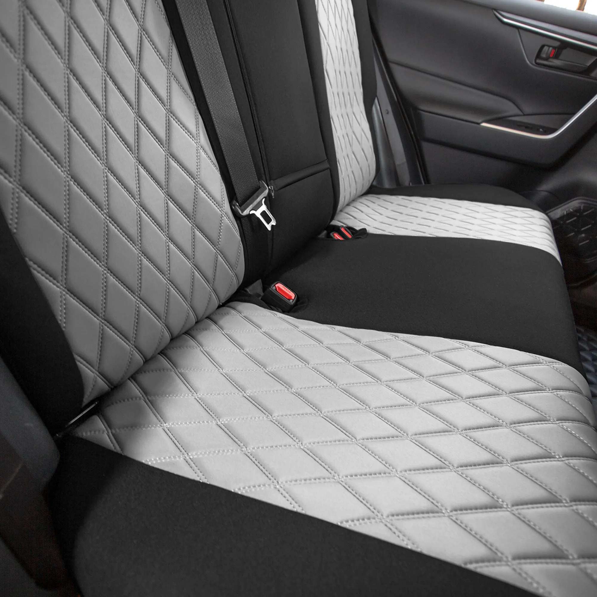 Toyota Rav4 Hybrid | Hybrid Prime 2021-2025  - Full Set Seat Covers - Gray Ultraflex Neoprene