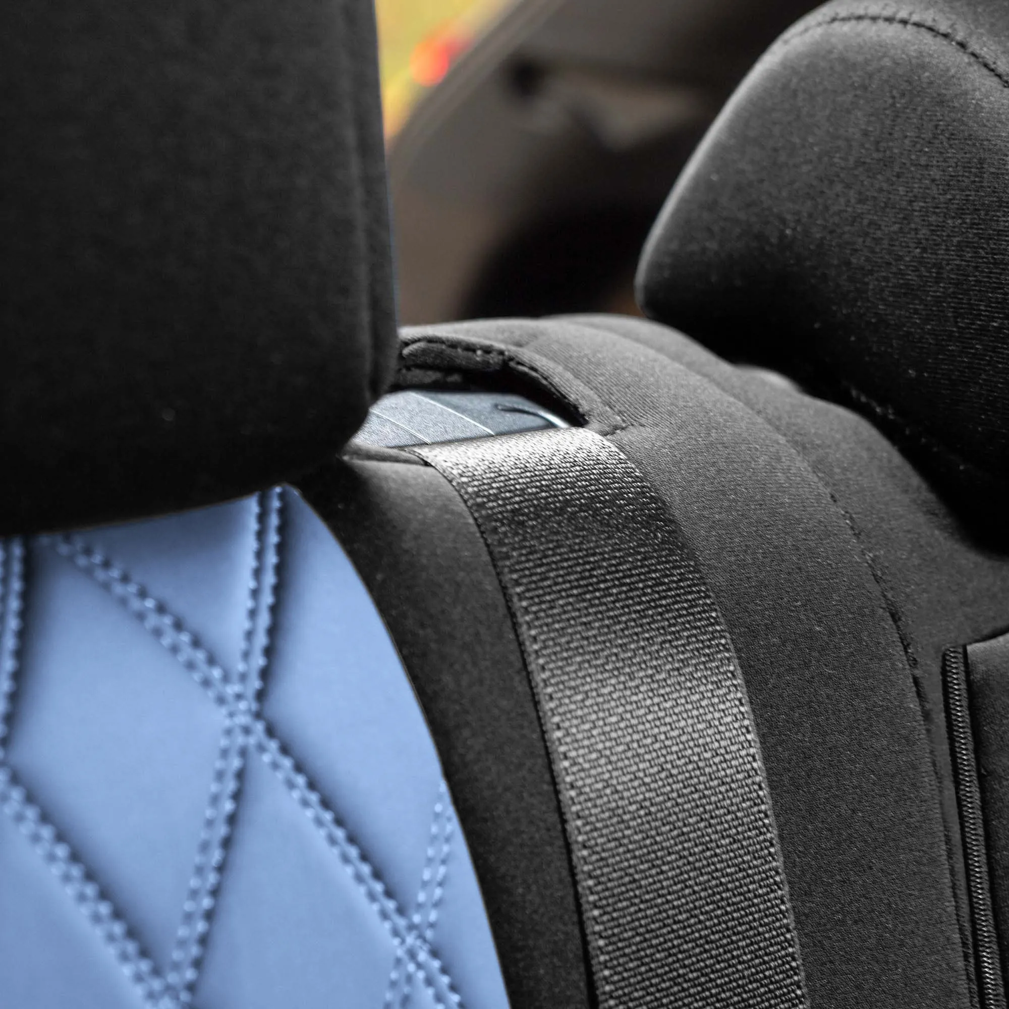 Toyota Rav4 Hybrid | Hybrid Prime 2021-2025  - Rear Set Seat Covers - Blue Ultraflex Neoprene
