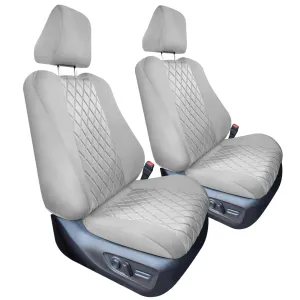 Toyota Rav4 LE | XLE | Limited 2019-2025  - Front Set Seat Covers - Solid Gray Ultraflex Neoprene