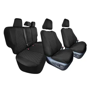 Toyota Rav4 LE | XLE | Limited 2019-2025  - Full Set Seat Covers - Black Ultraflex Neoprene