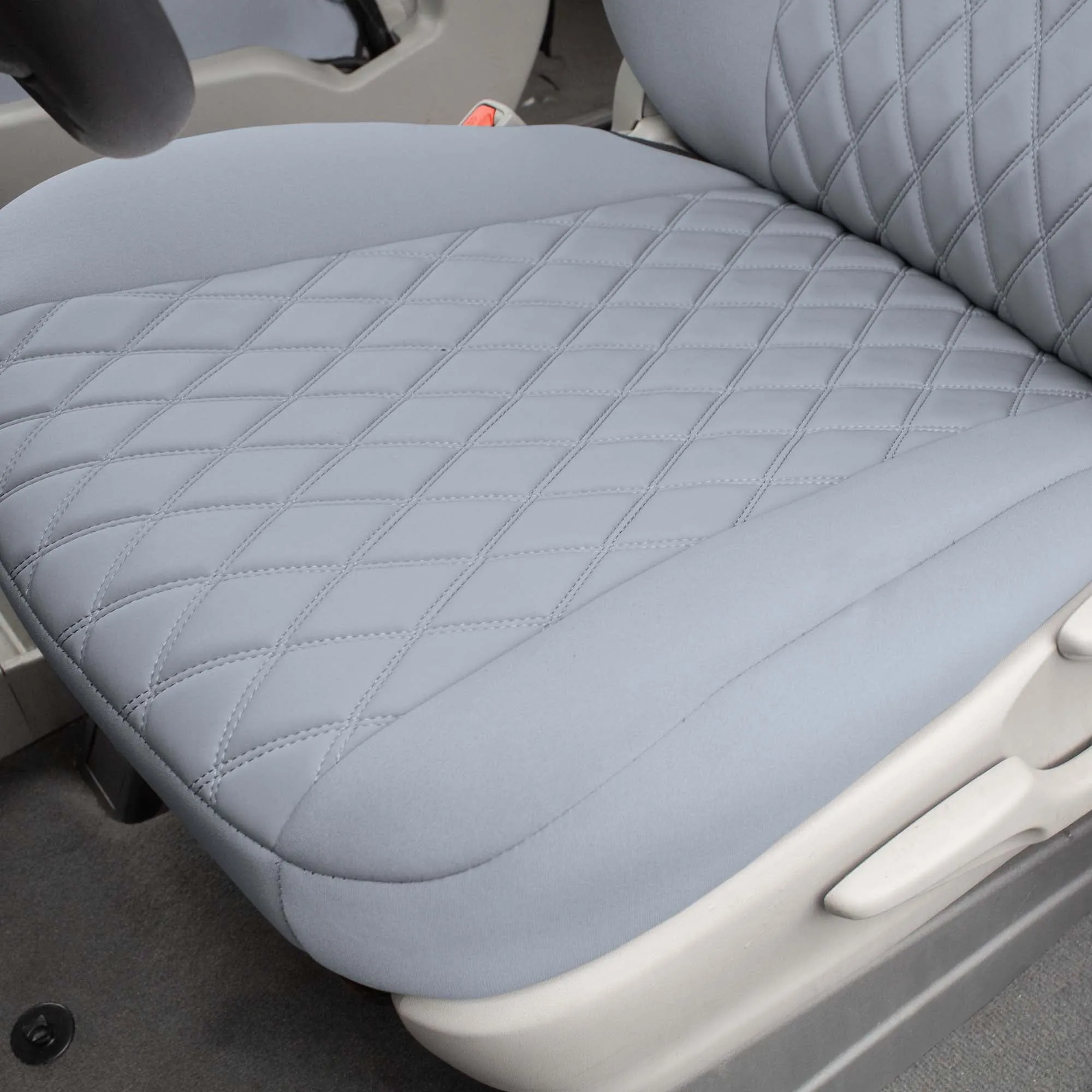 Toyota Sienna 2011 - 2020 - Front Set Seat Covers - Solid Gray Ultraflex Neoprene