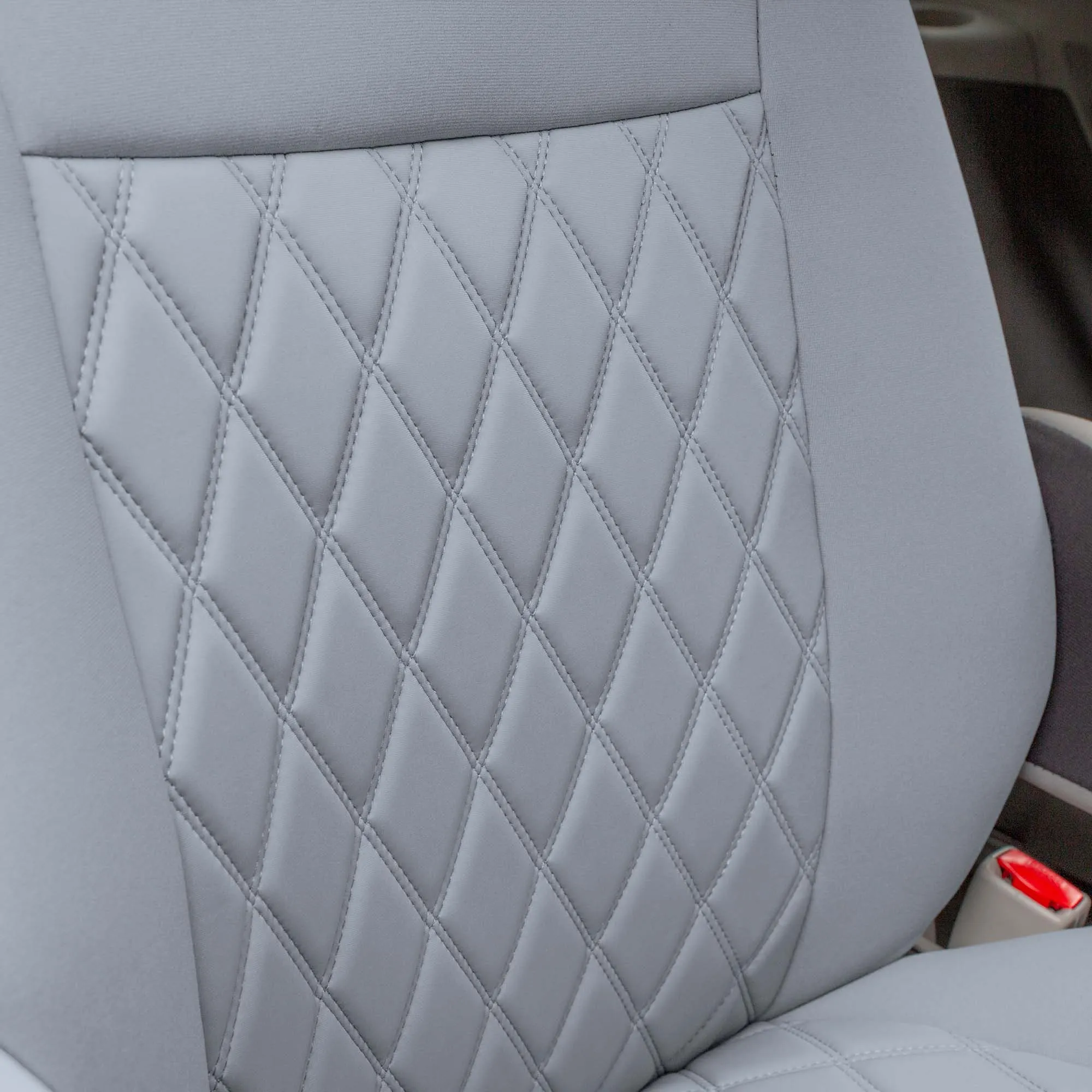 Toyota Sienna 2011 - 2020 - Front Set Seat Covers - Solid Gray Ultraflex Neoprene