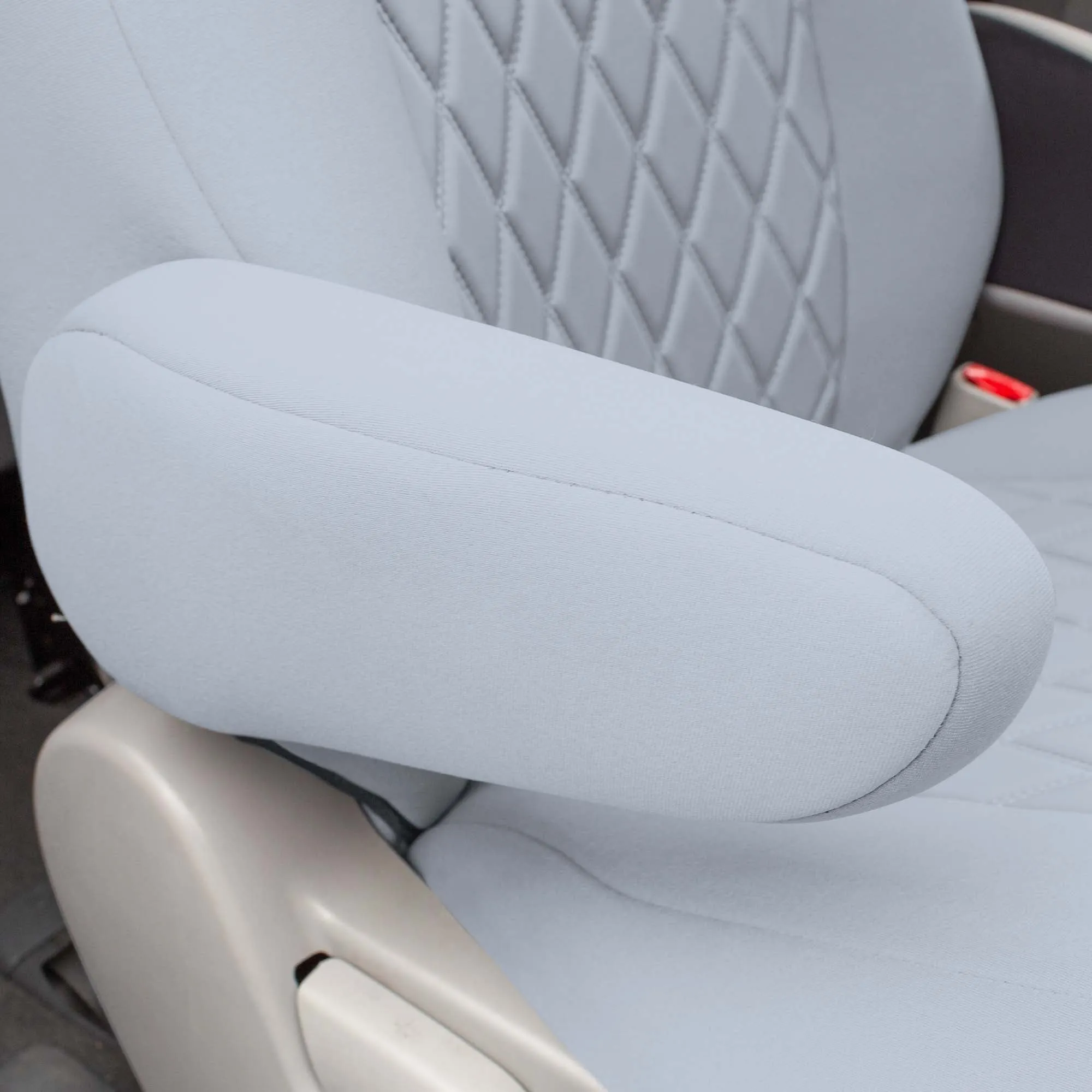 Toyota Sienna 2011 - 2020 - Front Set Seat Covers - Solid Gray Ultraflex Neoprene