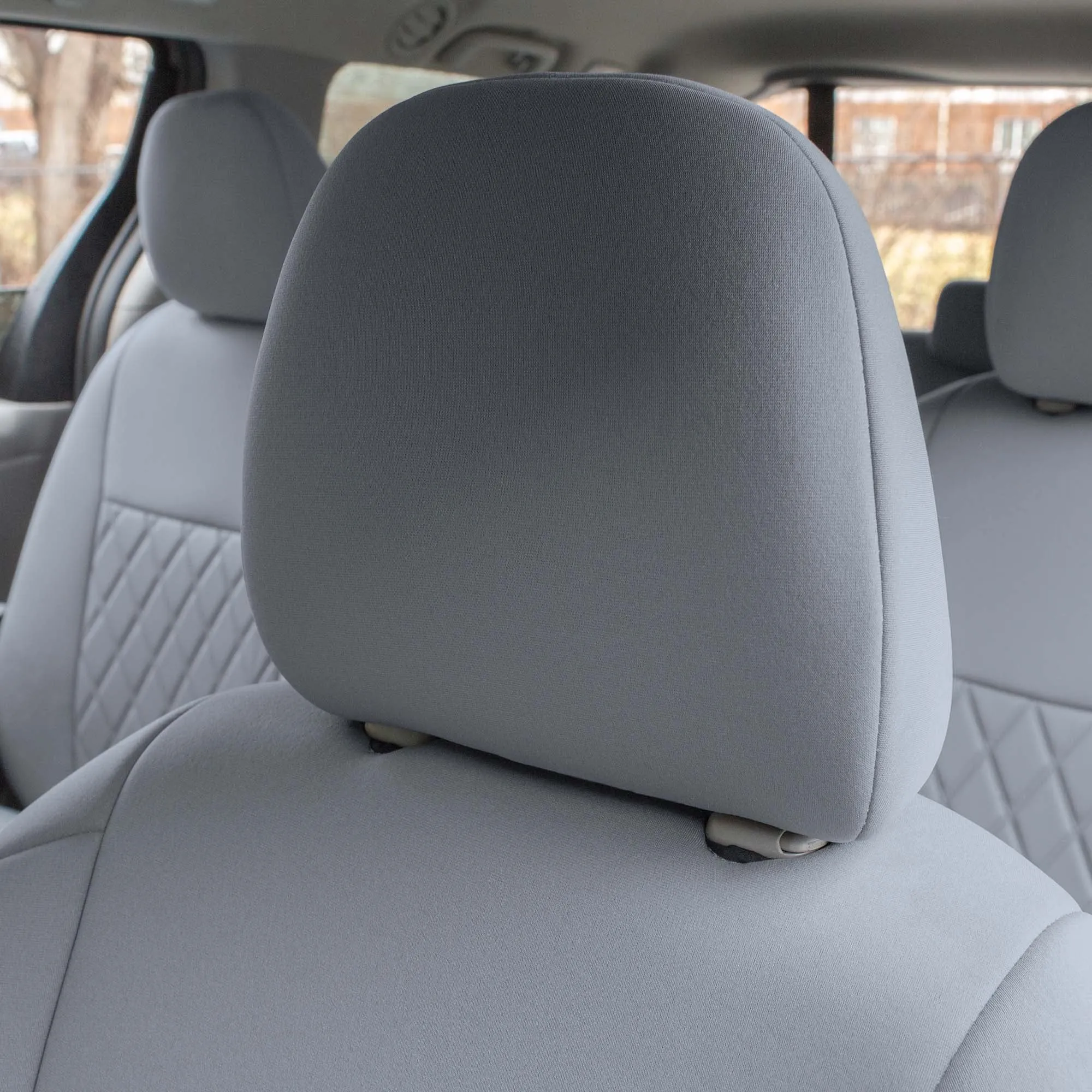 Toyota Sienna 2011 - 2020 - Front Set Seat Covers - Solid Gray Ultraflex Neoprene