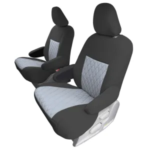 Toyota Sienna 7 Passenger 2011 - 2020 - 2nd Row Set Seat Covers - Gray Ultraflex Neoprene