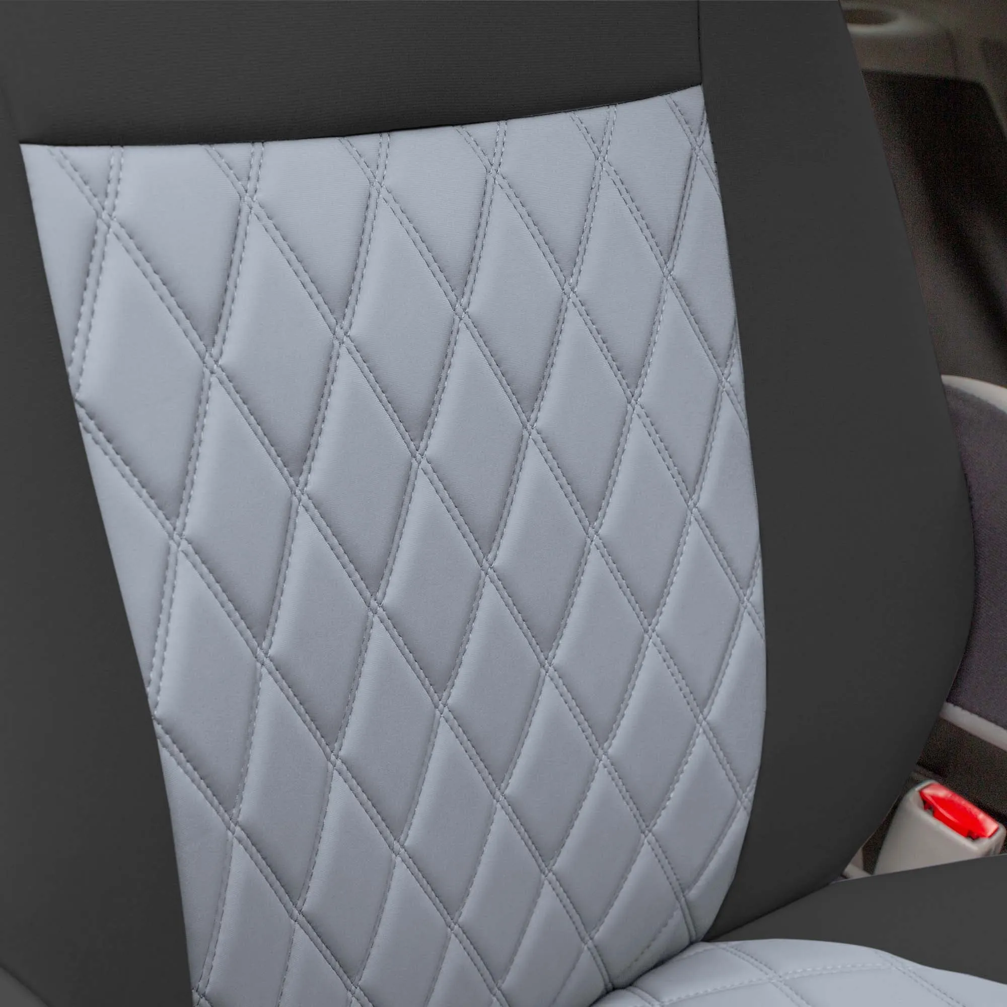 Toyota Sienna 7 Passenger 2011 - 2020 - 2nd Row Set Seat Covers - Gray Ultraflex Neoprene