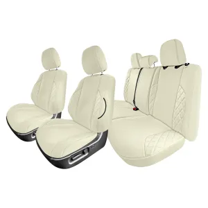 Toyota Tacoma - 2016-2023 - Full Set Seat Covers - Solid Beige Ultraflex Ultraflex Neoprene