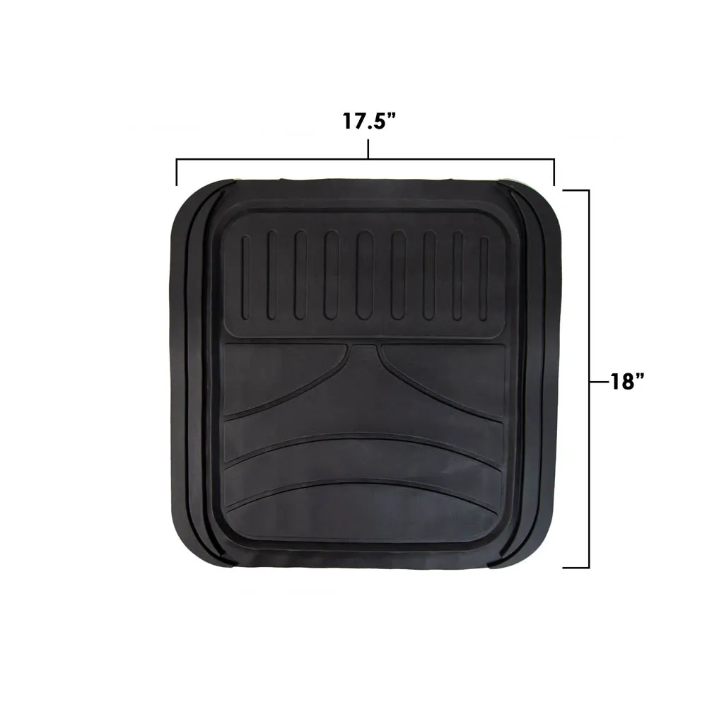 Trimmable ClimaProof Monster Eye Non-Slip Rubber Floor Mats - Full Set Beige