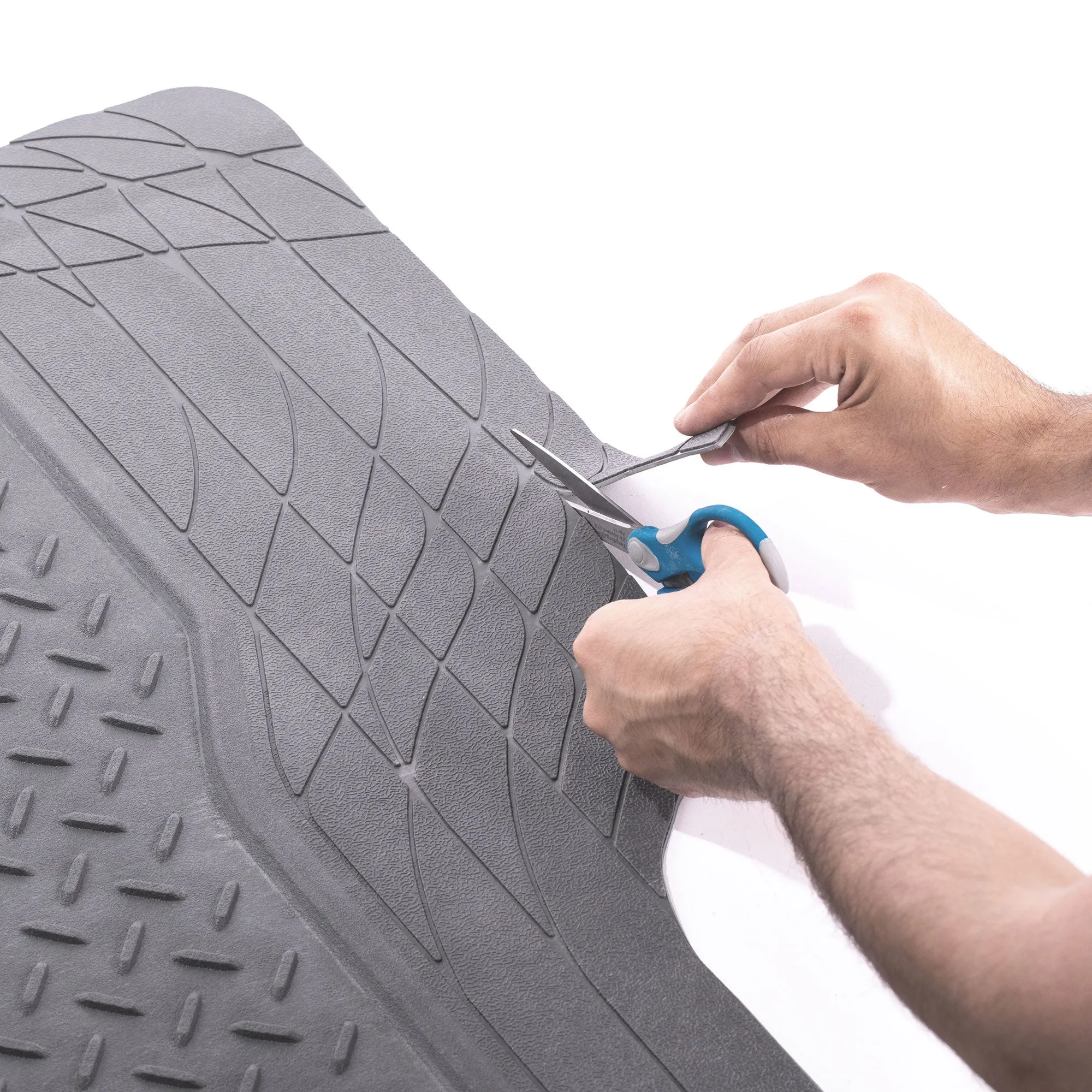 Trimmable Non-Slip Vinyl Cargo Liner Gray