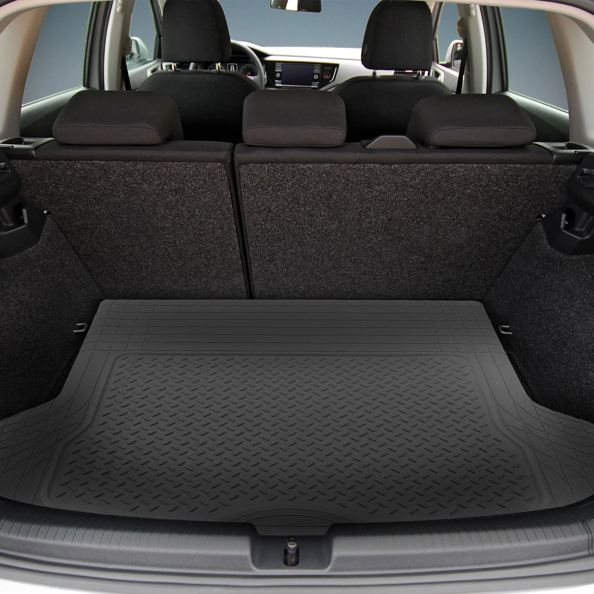 Trimmable Non-Slip Vinyl Cargo Liner Gray